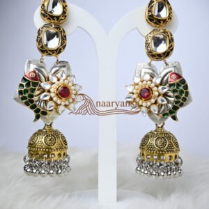 Handcrafted Kundan Earrings