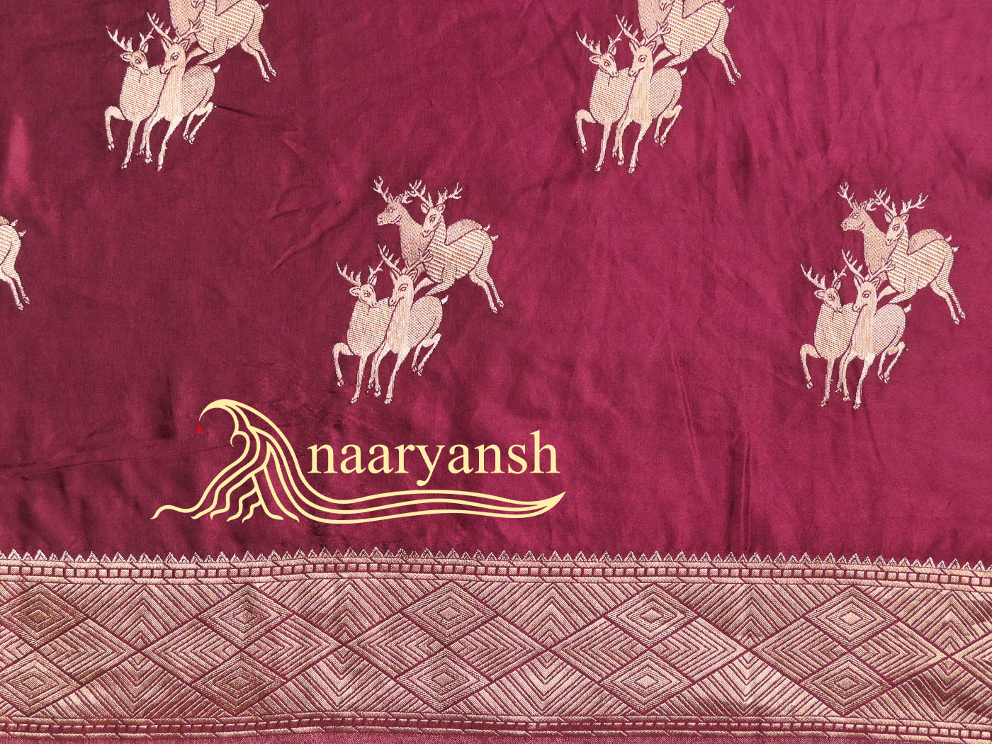Mushru Silk Saree - Image 3