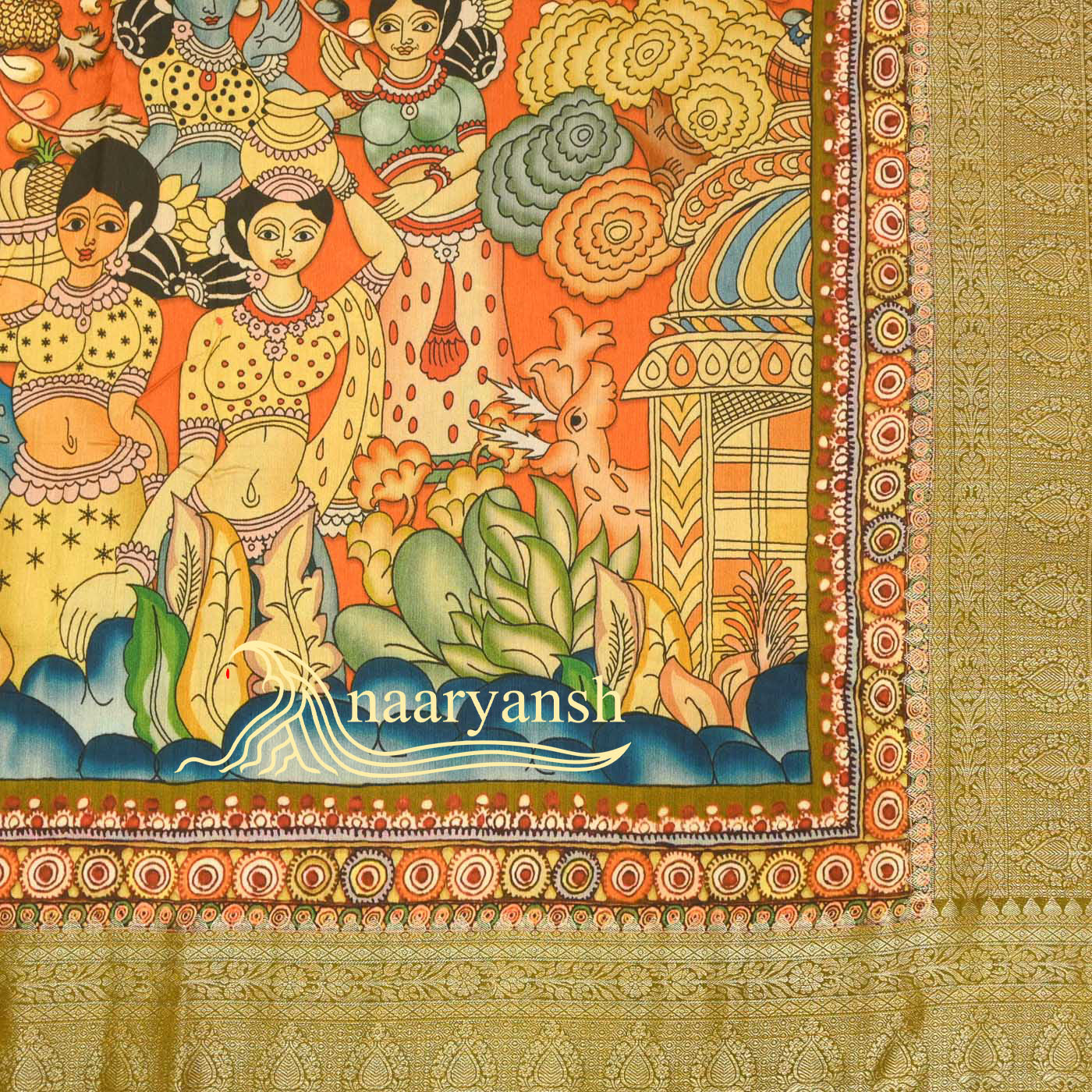 Kalamkari Saree - Image 6