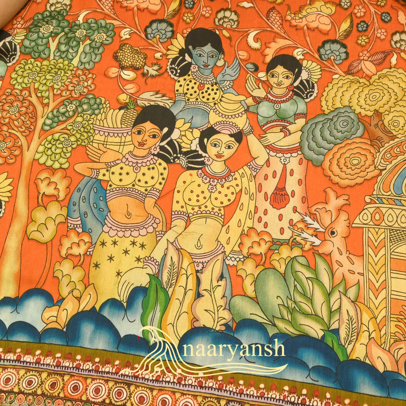 Kalamkari Saree - Image 5