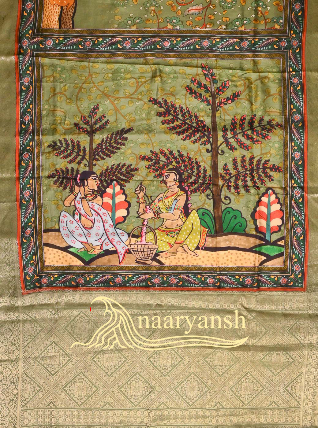 Kalamkari Saree - Image 2