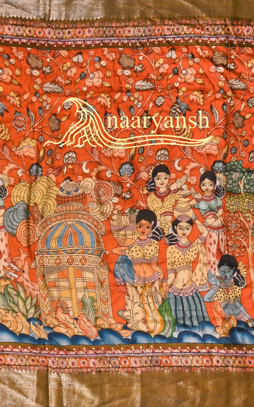 Kalamkari Saree - Image 3