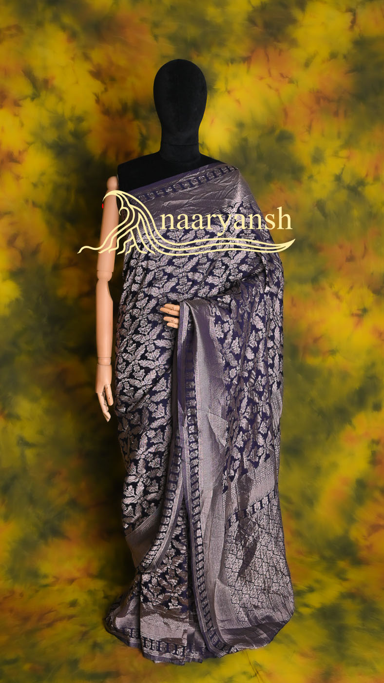 Khaddi Georgette Saree