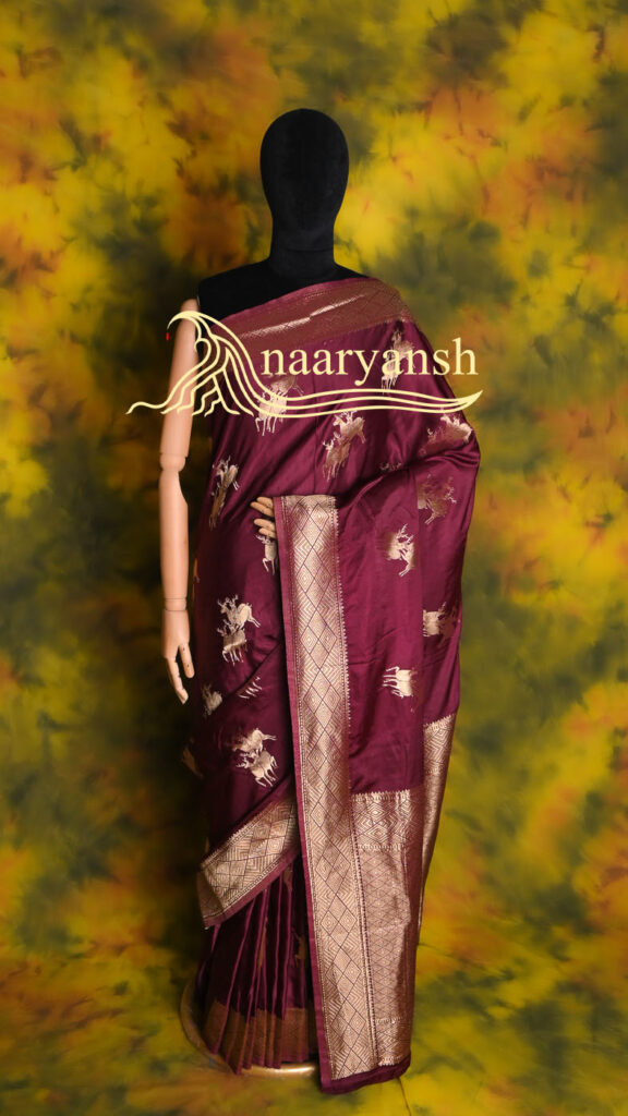 Mushru Silk Saree