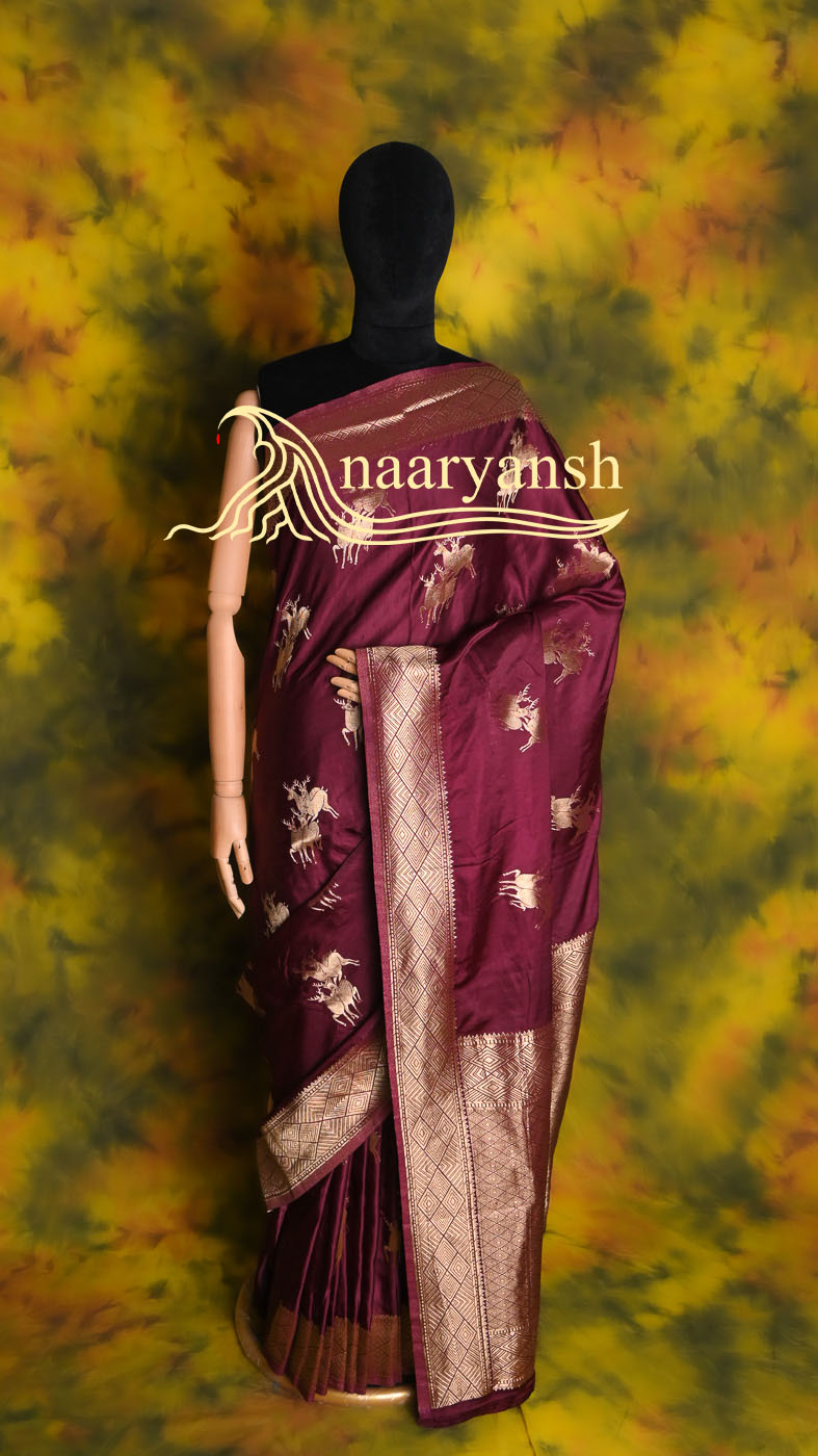 Mushru Silk Saree