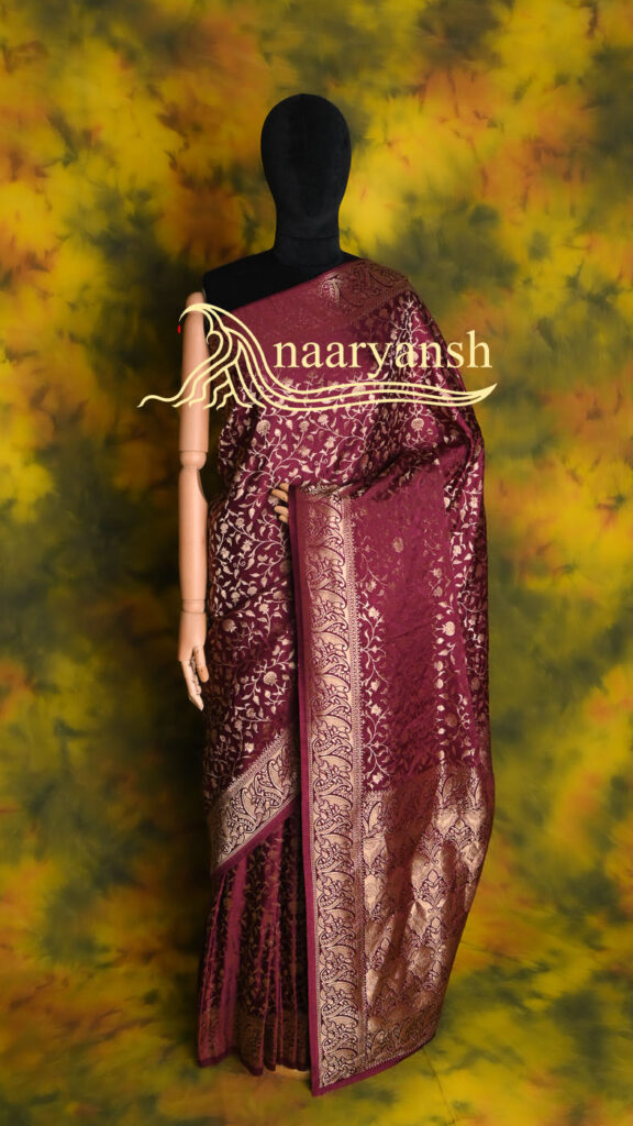Mushru Silk Saree