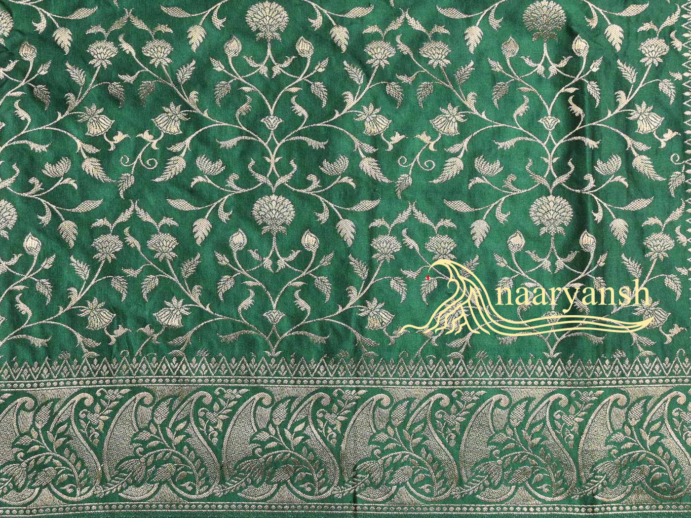 Mushru Silk Saree - Image 3