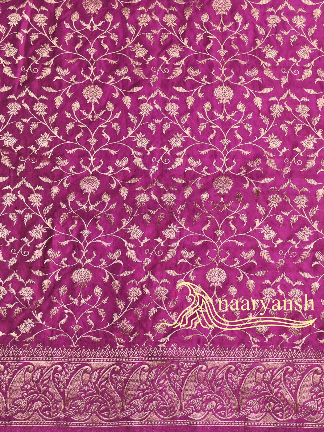 Mushru Silk Saree - Image 3