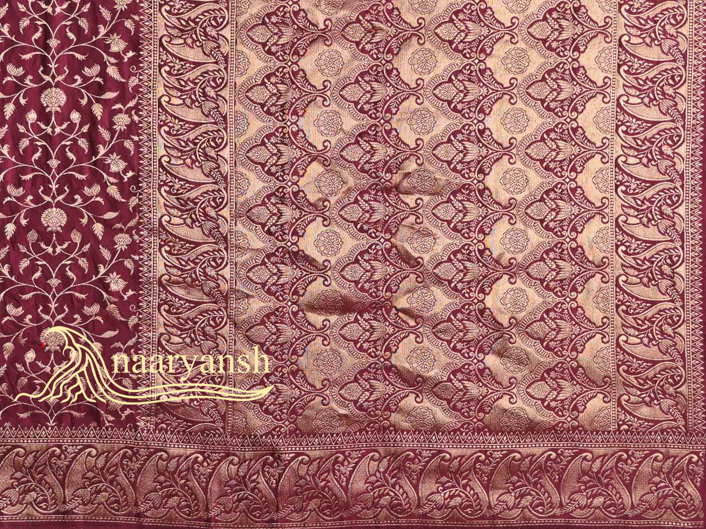 Mushru Silk Saree - Image 3